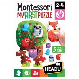 Primul meu puzzle padure Montessori Headu